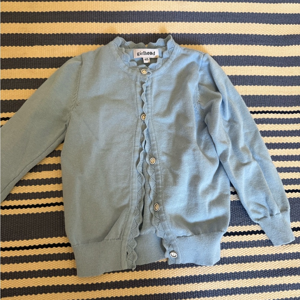 Girlshead Blue Cardigan